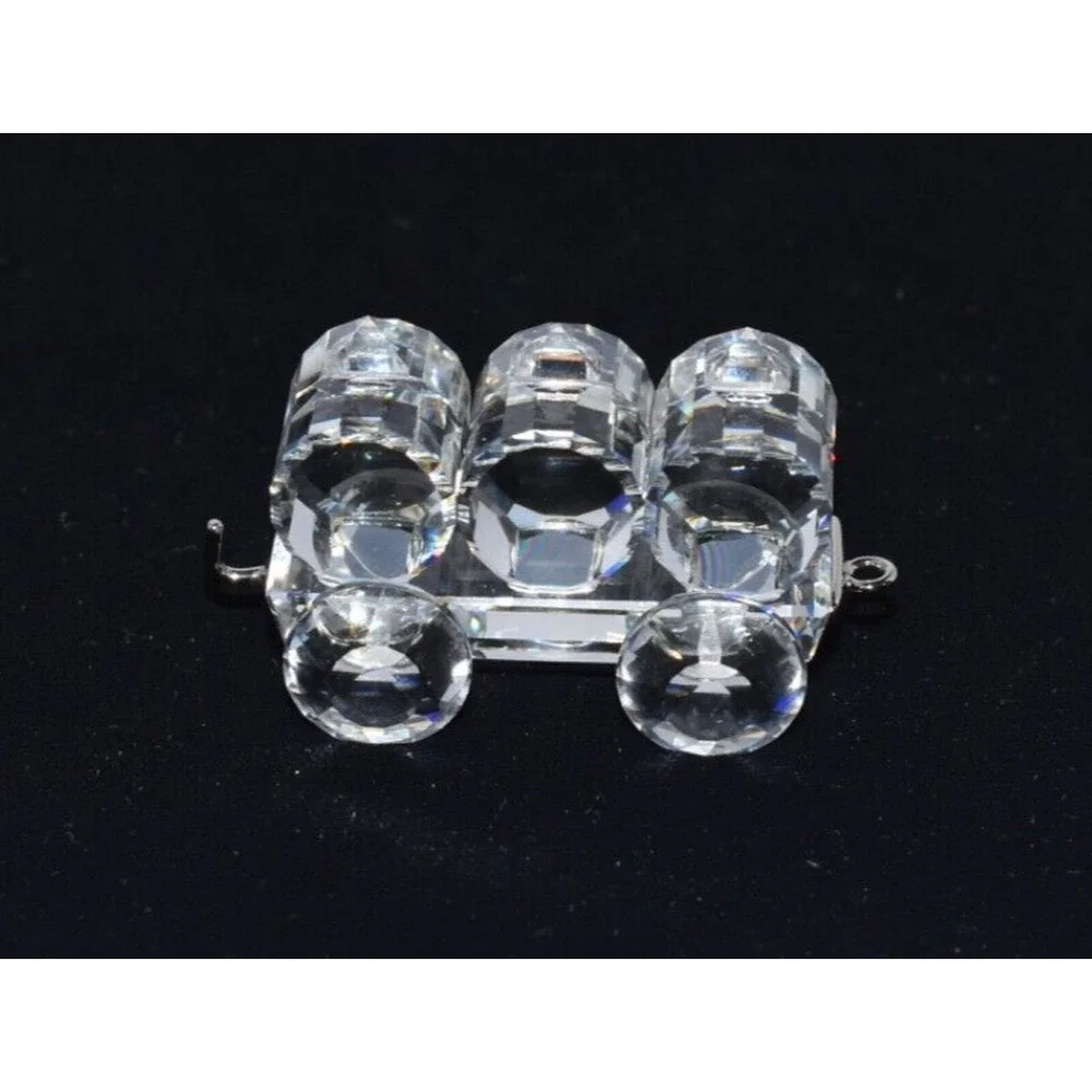 Swarovski Crystal Train Petrol Wagon Figurine 